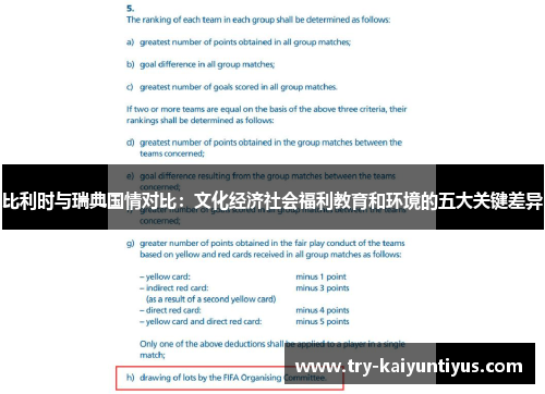 比利时与瑞典国情对比：文化经济社会福利教育和环境的五大关键差异