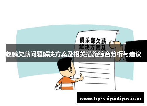 赵鹏欠薪问题解决方案及相关措施综合分析与建议
