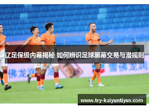 辽足保级内幕揭秘 如何辨识足球黑幕交易与潜规则