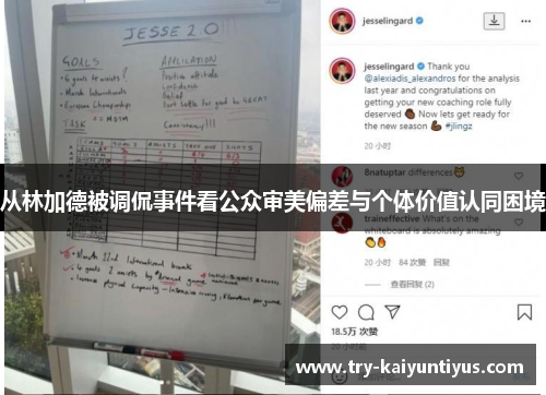 从林加德被调侃事件看公众审美偏差与个体价值认同困境